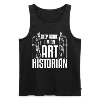 Art History Historian Egyptian God Pharao - Men's Premium Organic Tank Top - black - Front - Michal (187cm)