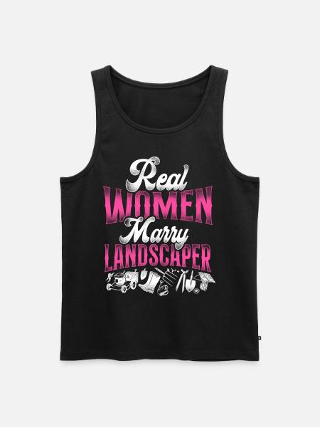 Landscaper Landscaping Landscape - Men's Premium Organic Tank Top - black