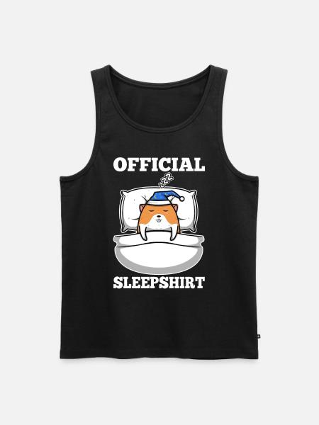 Official sleepshirt Hamster - Men's Premium Organic Tank Top - black