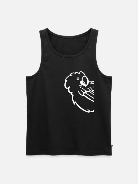 Funny Parrot Bird Lover Funny - Men's Premium Organic Tank Top - black