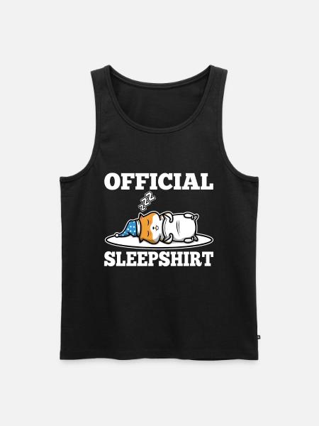 Official sleepshirt Hamster - Men's Premium Organic Tank Top - black