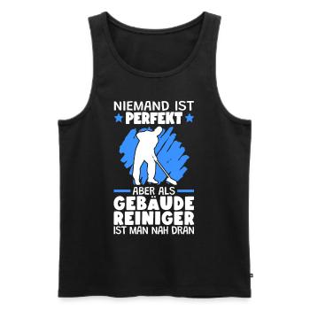 Gebäudereiniger sind perfekt Fensterputzer - Männer Premium Bio Tank Top - Schwarz - Vorne - Michal (187cm)