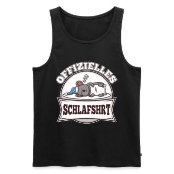Offizielles schlafshirt Koala - Männer Premium Bio Tank Top - Schwarz - Vorne - Michal (187cm)