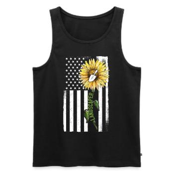 Landscaper Landscape Architect Usa - Männer Premium Bio Tank Top - Schwarz - Vorne - AI Model Male 178 light (178cm)