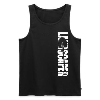 Landscaper Landscaping Landscape - Men's Premium Organic Tank Top - black - Front - AI Model Male 178 light (178cm)