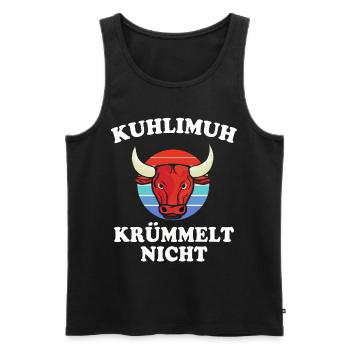 Österreich Flagge Wien Tirol Steiermark Austria - Männer Premium Bio Tank Top - Schwarz - Vorne - Michal (187cm)