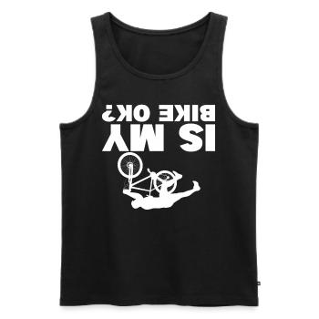 MTB Shorts Is My Mountain Bike OK Downhill Mountai - Männer Premium Bio Tank Top - Schwarz - Vorne - Michal (187cm)