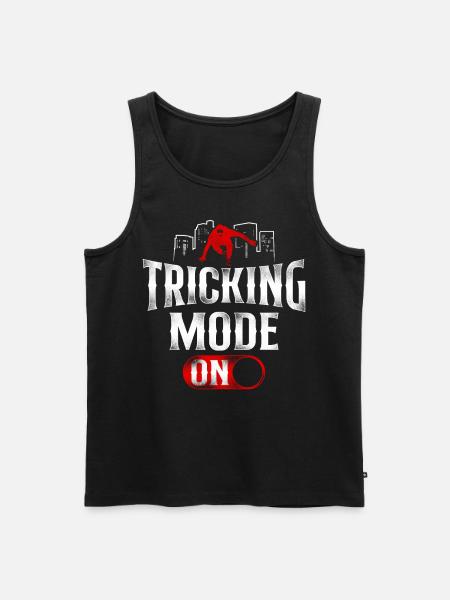Parkour Free Running Traceur - Men's Premium Organic Tank Top - black