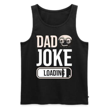 Papa Witz Dad Joke Vater Jokes - Männer Premium Bio Tank Top - Schwarz - Vorne - AI Model Male 178 light (178cm)