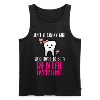 Dentist Dental Assistant Profession Practice I Gift - Men's Premium Organic Tank Top - black - Front - AI Model Male 178 light (178cm)