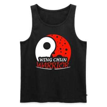Wing Chun Warrior Trainer Martial Arts Martial Arts - Men's Premium Organic Tank Top - black - Front - AI Model Male 178 light (178cm)