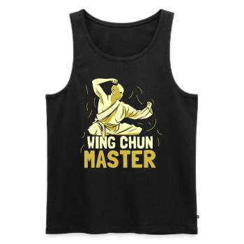 Wing Chun Maître Entraîneur Arts Martiaux Arts Martiaux Arts Martiaux - Débardeur bio Premium Homme - noir - Devant - Michal (187cm)