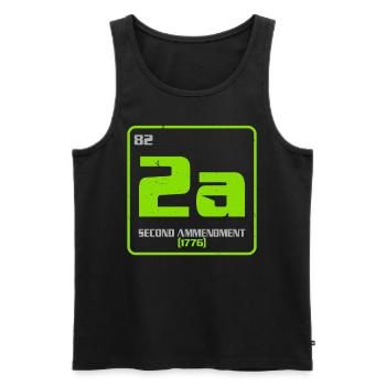 Second Amendment Gun Rights 2nd Amendment America - Men's Premium Organic Tank Top - black - Front - AI Model Male 178 light (178cm)