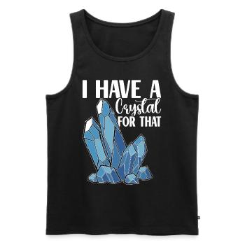 Yoga Yogi Entspannen - Männer Premium Bio Tank Top - Schwarz - Vorne - Michal (187cm)