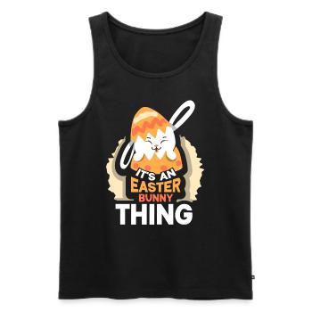 It's an Easter Thing Easter Easter - Men's Premium Organic Tank Top - black - Front - Michal (187cm)