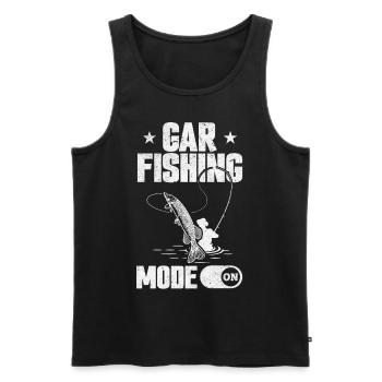 Garfish Garfishing I Gar Mode de pêche sur Garfish - Débardeur bio Premium Homme - noir - Devant - Michal (187cm)