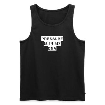 Diving - Pressure is in my DNA - Men's Premium Organic Tank Top - black - Front - AI Model Male 178 light (178cm)