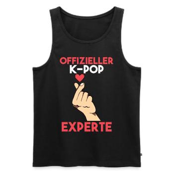 K-pop - Männer Premium Bio Tank Top - Schwarz - Vorne - Michal (187cm)