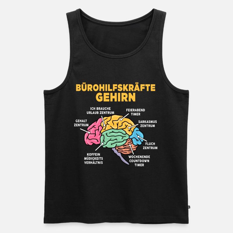 Bürohilfskräfte - Männer Premium Bio Tank Top - Schwarz