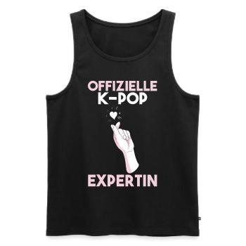 K-pop - Männer Premium Bio Tank Top - Schwarz - Vorne - Michal (187cm)