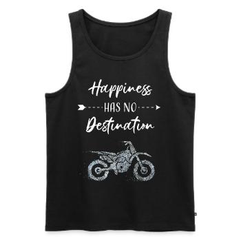 Motorcyclist Biker Motorcyclist - Men's Premium Organic Tank Top - black - Front - Michal (187cm)