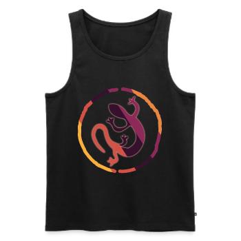 Africa Lovers Tradition Travel Safari - Men's Premium Organic Tank Top - black - Front - AI Model Male 178 light (178cm)