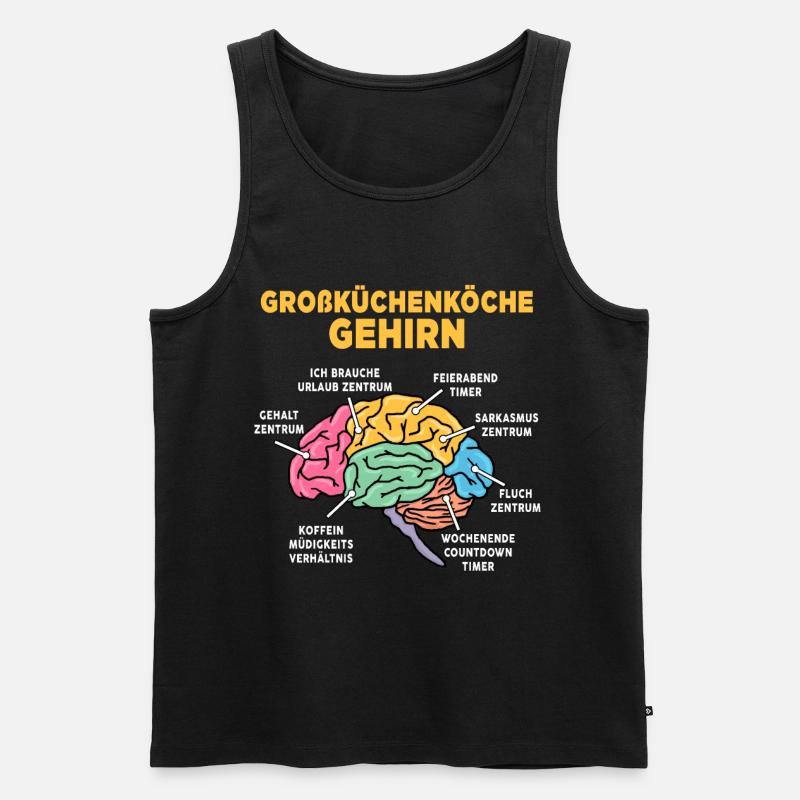 Großküchenköche - Männer Premium Bio Tank Top - Schwarz