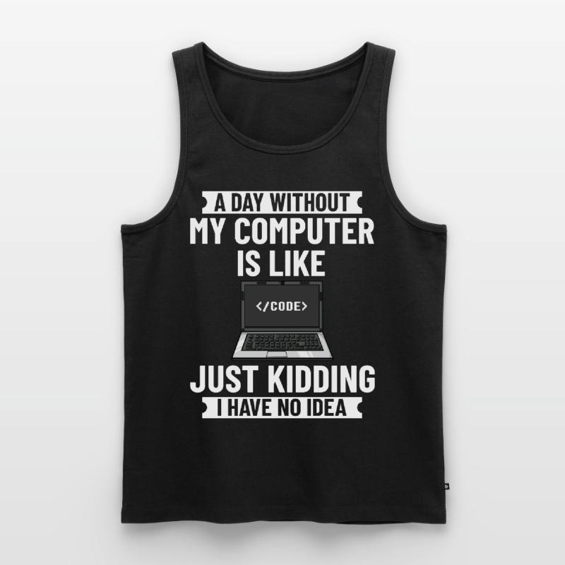 Programmierer Programmieren Computerentwickler Pc Männer Premium Bio Tank Top