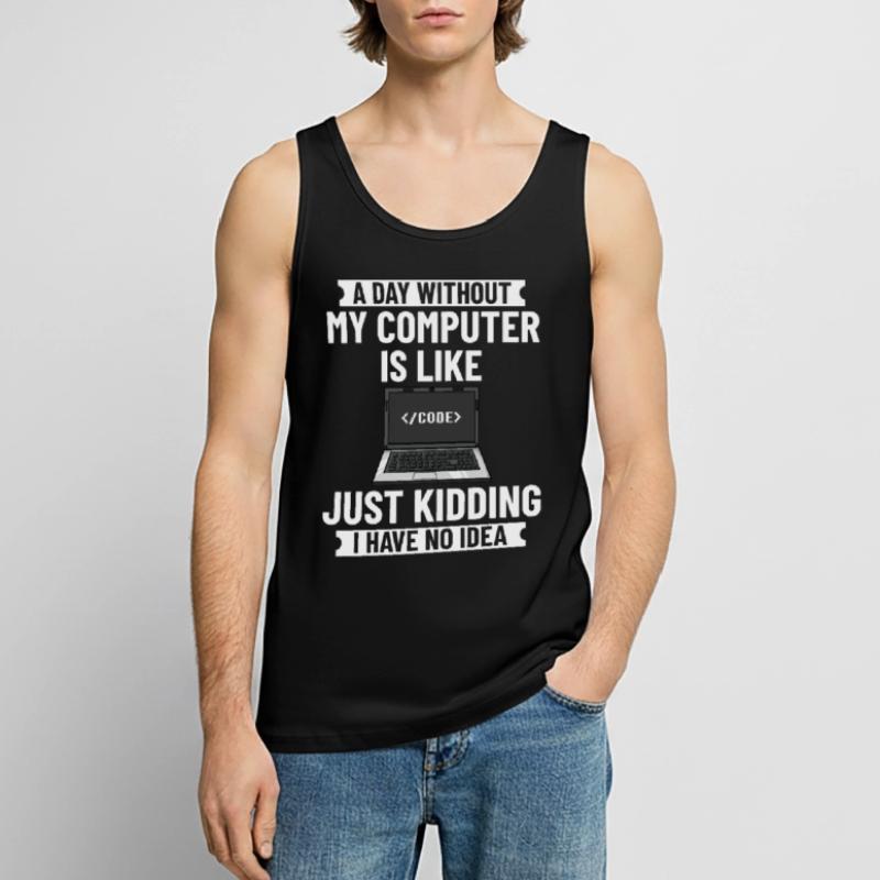 Programmierer Programmieren Computerentwickler Pc Männer Premium Bio Tank Top