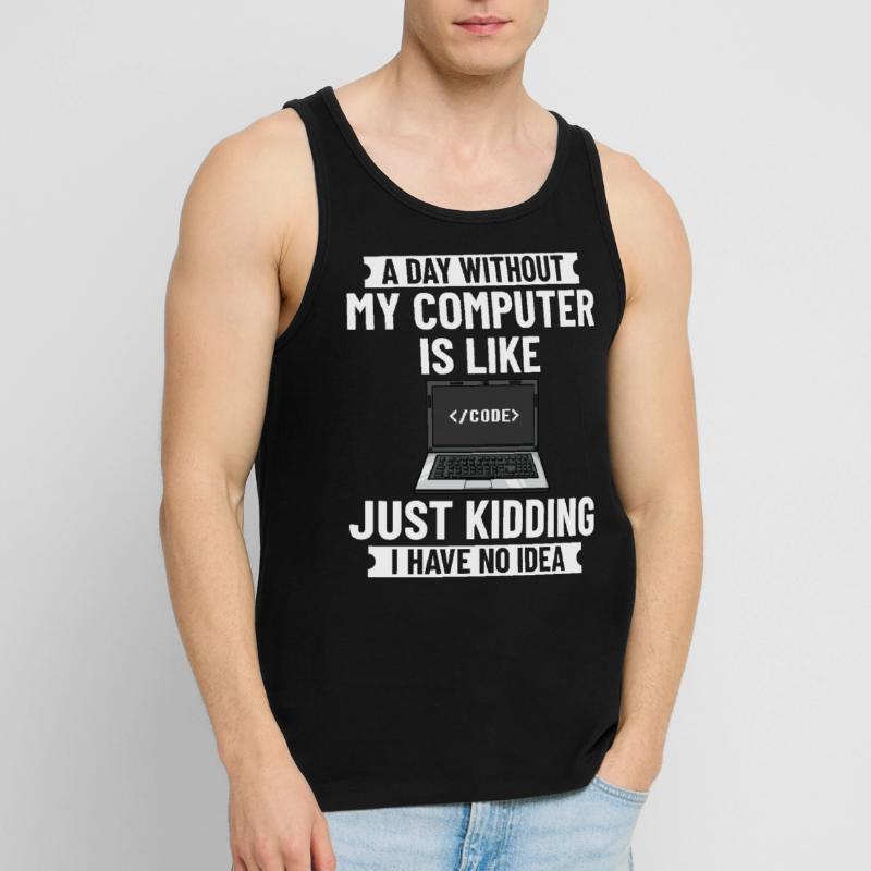 Programmierer Programmieren Computerentwickler Pc Männer Premium Bio Tank Top