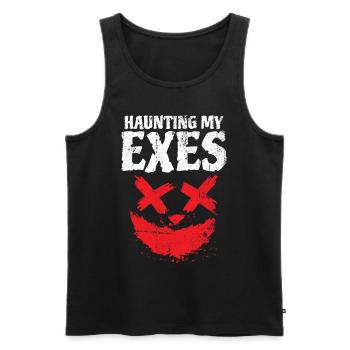 Halloween design for the Halloween party - Men's Premium Organic Tank Top - black - Front - AI Model Male 178 light (178cm)
