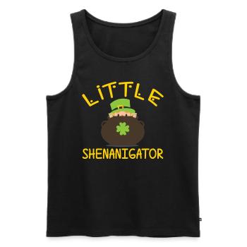 Little Shenanigator Irlande Gaélique irlandais - Débardeur bio Premium Homme - noir - Devant - Michal (187cm)