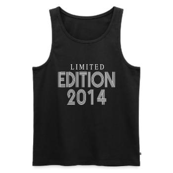 Édition limitée 2014 - Débardeur bio Premium Homme - noir - Devant - Michal (187cm)