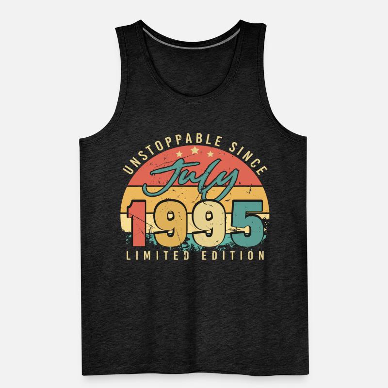1995 Juli Geschenkidee Männer Premium Bio Tank Top