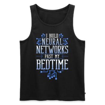 Datenwissenschaftler Data Science Wissenschaft - Männer Premium Bio Tank Top - Schwarz - Vorne - Michal (187cm)