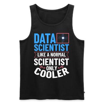 Datenwissenschaftler Data Science Wissenschaft - Männer Premium Bio Tank Top - Schwarz - Vorne - Michal (187cm)