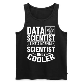 Datenwissenschaftler Data Science Wissenschaft - Männer Premium Bio Tank Top - Schwarz - Vorne - Michal (187cm)