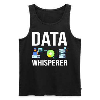 Datenwissenschaftler Data Science Wissenschaft - Männer Premium Bio Tank Top - Schwarz - Vorne - Michal (187cm)