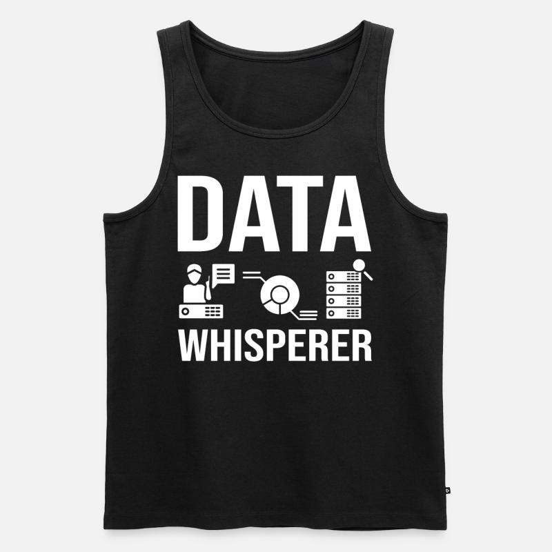 Datenwissenschaftler Data Science Wissenschaft - Männer Premium Bio Tank Top - Schwarz