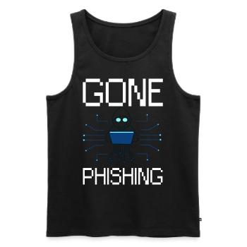 Ethical Hacker Sicherheit Computer Hacking - Männer Premium Bio Tank Top - Schwarz - Vorne - AI Model Male 178 light (178cm)