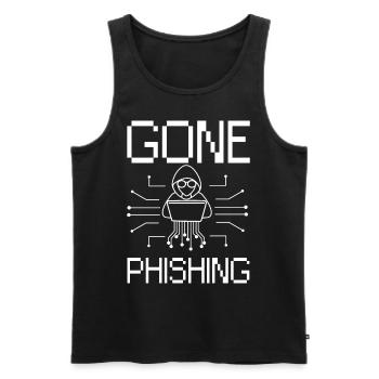Ethical Hacker Sicherheit Computer Hacking - Männer Premium Bio Tank Top - Schwarz - Vorne - AI Model Male 178 light (178cm)