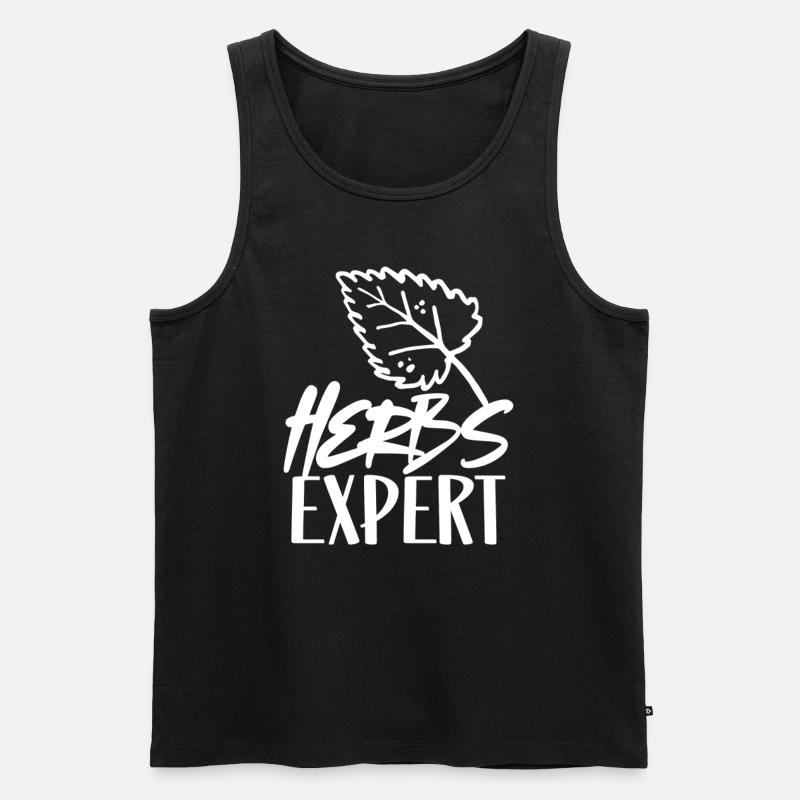 Herb Expert Herb Herb Garden - Débardeur bio Premium Homme - noir