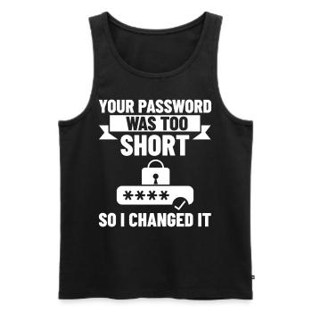 Passwort Hacker Sicherheit Computer Hacking - Männer Premium Bio Tank Top - Schwarz - Vorne - AI Model Male 178 light (178cm)
