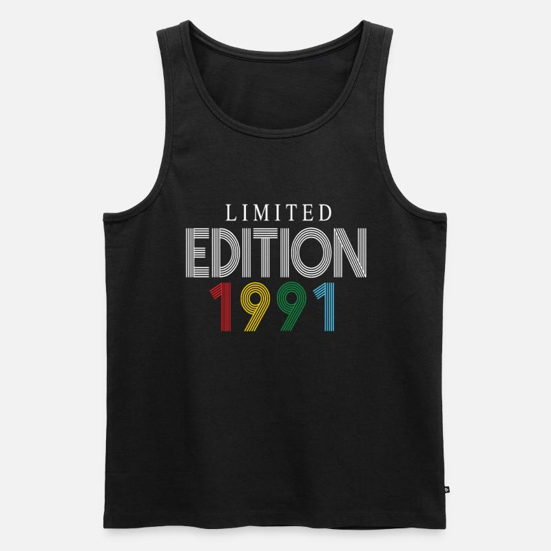 Édition limitée 1991 - Débardeur bio Premium Homme - noir