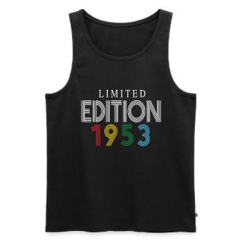 Édition limitée 1953 - Débardeur bio Premium Homme - noir - Devant - Michal (187cm)