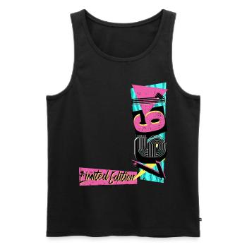 Limited Edition 1997 Year 1997 80s 90s - Men's Premium Organic Tank Top - black - Front - AI Model Male 178 light (178cm)