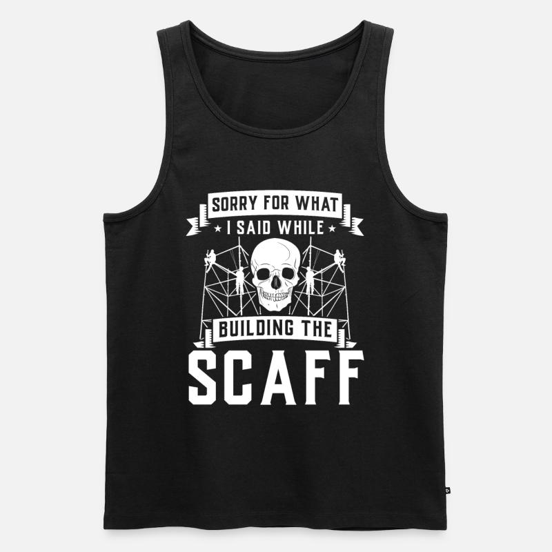 Constructeurs d’échafaudages - Débardeur bio Premium Homme - noir