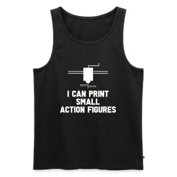3d Printer Gift for Nerd Hobby Printing Machine - Men's Premium Organic Tank Top - black - Front - AI Model Male 178 light (178cm)