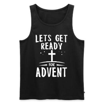 Christianity God Jesus Gift Church Religion - Men's Premium Organic Tank Top - black - Front - Michal (187cm)