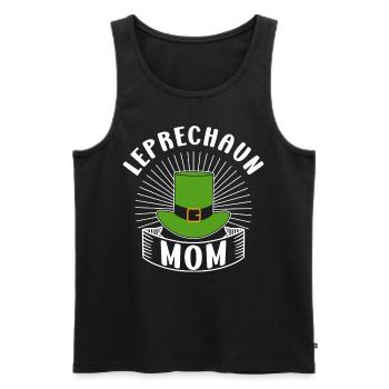 Goblin Mama Leprechaun St Patrick's Day Irish - Men's Premium Organic Tank Top - black - Front - Michal (187cm)